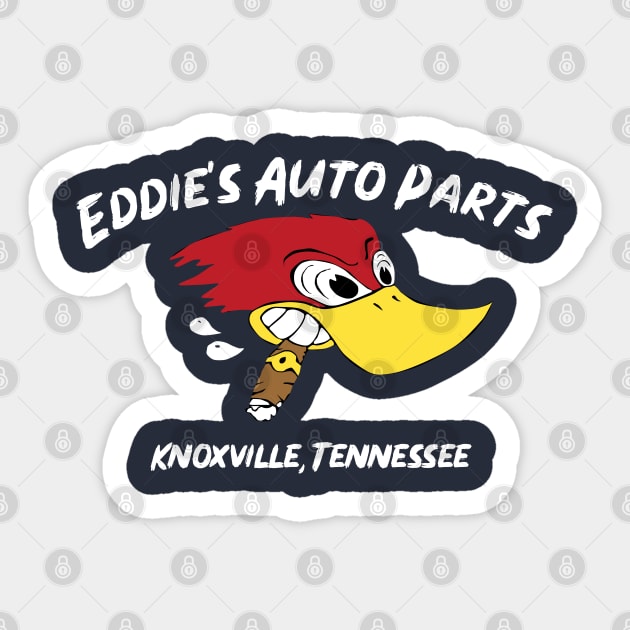 Eddie's Auto Parts Sticker by ilrokery